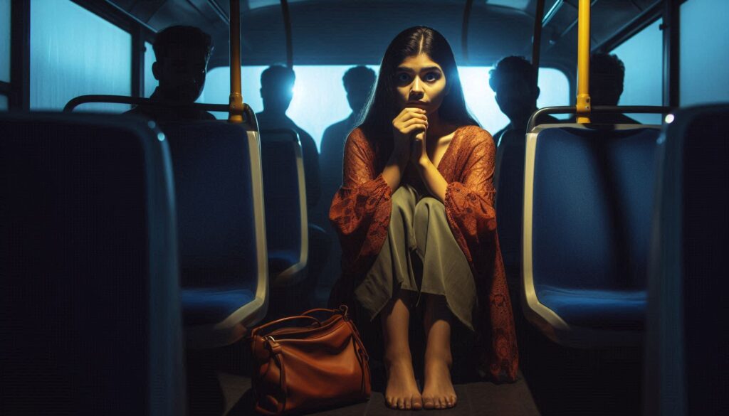 Rape of College Student on Moving Bus
