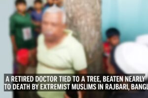 Doctor Tied to Tree and Beaten