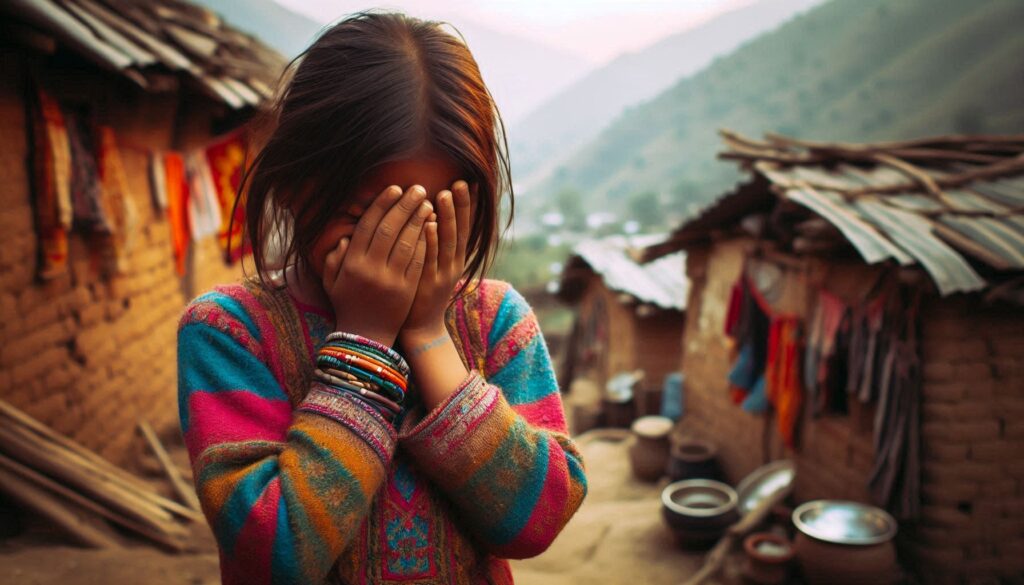 বান্দরবানে ম্রো শিশুর