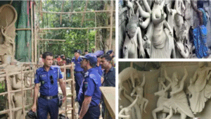 শৈলকুপায় প্রতিমা ভাঙচুর Idol Vandalism in Shailkupa